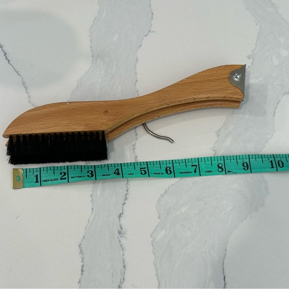 Vintage Habberdasher’s Boar Bristle Clothing Brush and Travel Hanger - Picture 13 of 13